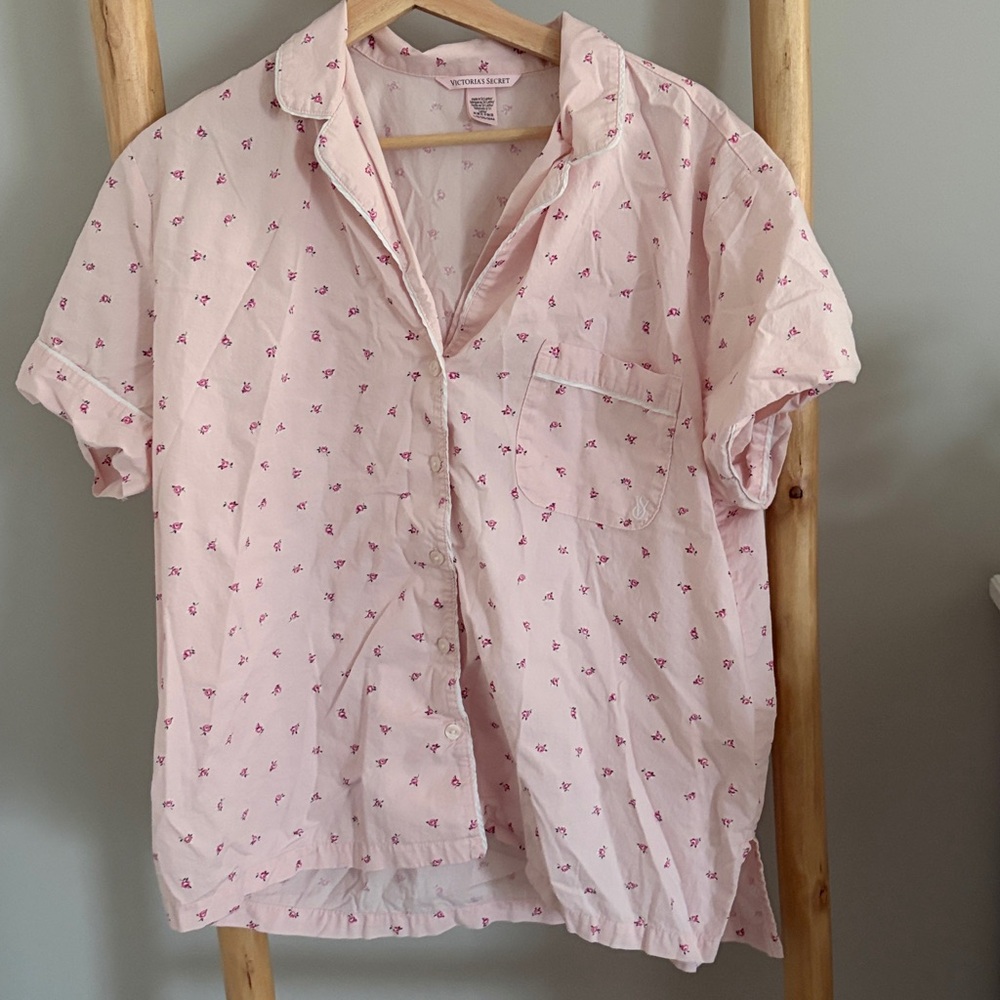 Victoria’s Secret heritage cotton short pajama set sz large - Picture 2 of 6